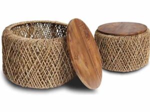 Tokio Set of 2 Coffee tables - Natural