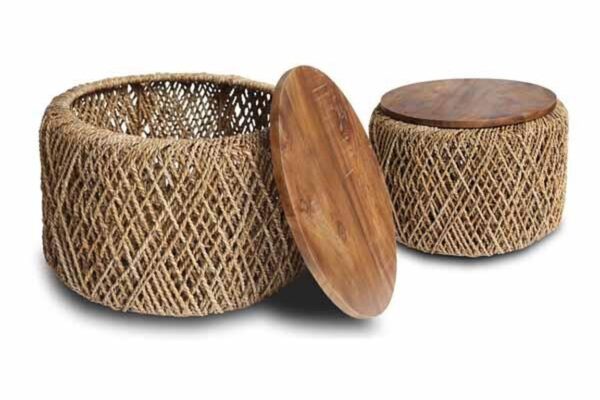 Tokio Set of 2 Coffee tables - Natural