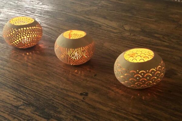 DF-BB-CASA24-featured Coconut Tealight Lantern (Pack of 6)