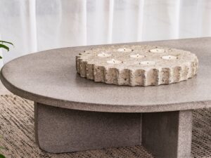 DF-BB-CASA45-LIME-featured-1 Cog Tealight Tray - Limestone