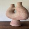 Lyre Vase - Antique Red