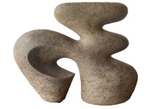 Camel Vase - Antique Grey
