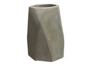 DF-BB-CAUS12-PUT-featured Scapa Faceted Vase - Putty