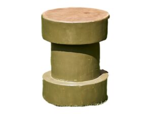 Castle Stool - Army Green