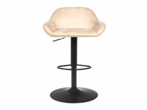 Chevy Gas Lift Bar Stool - Oyster Moleskin SET OF 2