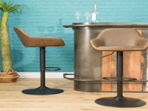 Chevy Gas Lift Barstool Chestnut SET OF 2