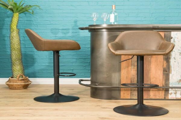 DF-BB-CHEVY01SET-featured-1 Chevy Gas Lift Barstool Chestnut SET OF 2
