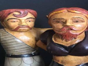 Strongman & Bearded Lady (2 sets of 2)