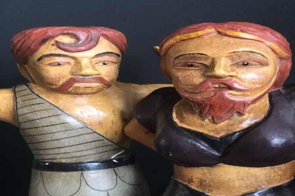 Strongman & Bearded Lady (2 sets of 2)