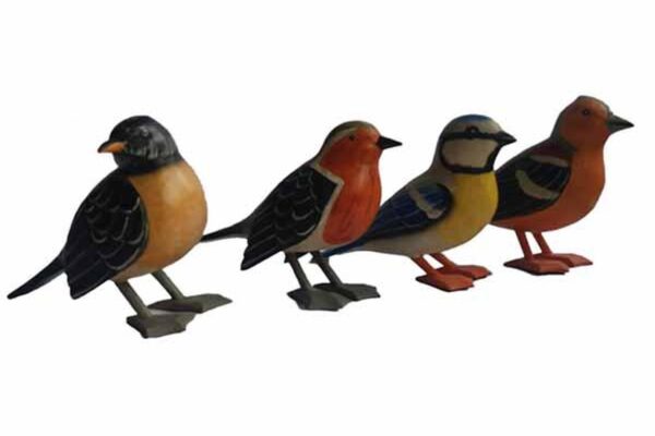 Assorted Garden Birds (Pack of 4)