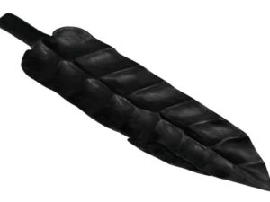 Narrow Teak Leaf - Charcoal