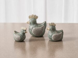 Set of 3 Chickens - Pack of 2 sets
