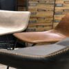 Cooper Bar Stool - Oyster Moleskin SET OF 2