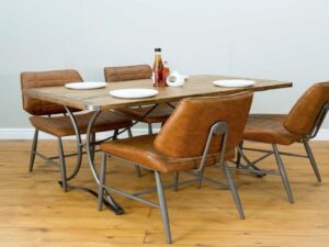 Cortina Vegan Leather Chair Tan SET OF 2