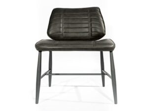 Cortina Vegan Leather Chair Grey SET OF 2