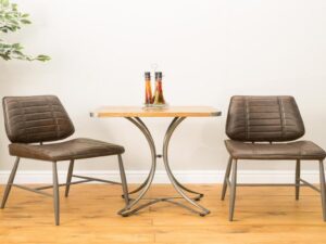 Cortina Vegan Leather Chair Chestnut Vintage SET OF 2