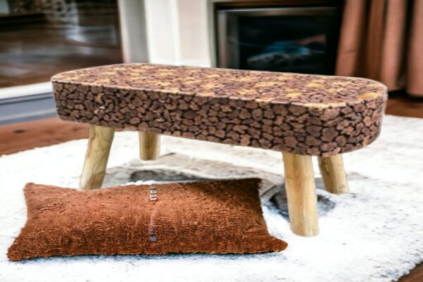 Cuba Oval Bench - Resin Top