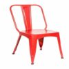 RE-engineered Tolix Chair Industrial Red