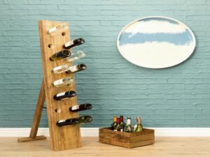RE-Engineered Wine Bottle Display Rack