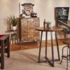RE-Engineered Bar Stool with Back Rest