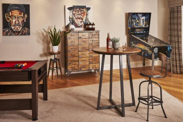 RE-Engineered Bar Stool with Back Rest