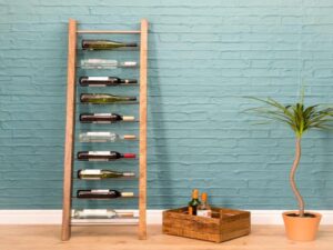 DF-BB-ENG119-featured RE-Engineered Leaning 9 bottle Wine Rack