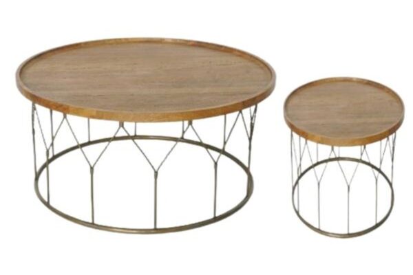 Drummer Lamp and Coffee Table Set