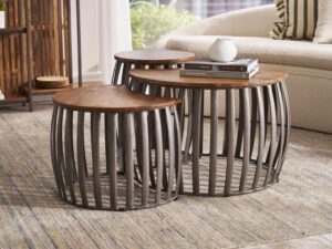 Set of 3 Bunching Coffee Tables