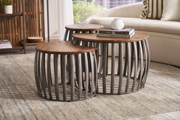 Set of 3 Bunching Coffee Tables