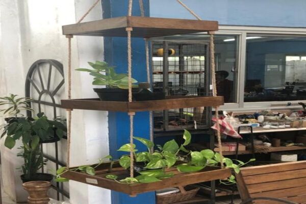 Re- Engineered 3 Shelf Plant hanger