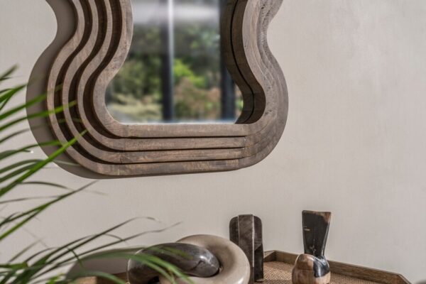 Wiggle Mirror - Greywash
