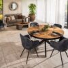 Enzo Dining / Occasional chair- charcoal