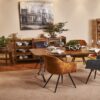 Enzo Dining / Occasional chair- gold