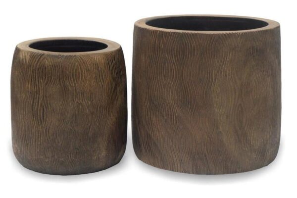 Flores Whorl Pots - Set of 2