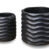 Flores Wave Pots - Set of 2