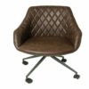 Focus Office Chair Chestnut Vegan Leather ( 1 x Box)