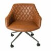 Focus Office Chair Tan Vegan Leather ( 1 x Box)