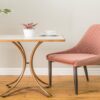 Gatsby Square Cafe Table 60X60 Copper w Ceramic Top