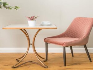 DF-BB-GATS12A-featured-1 Gatsby Square Cafe Table 60X60 Copper w Ceramic Top