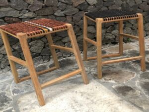 Set of 2 Gladstone Counter Stool - Striped
