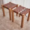 Set of 2 Gladstone Striped Stools