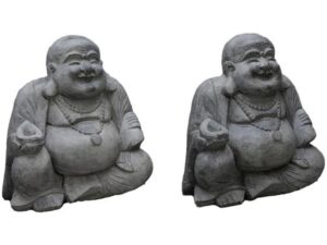Set of 2 Happy Buddha