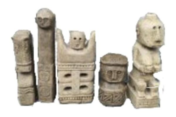 Neolithic Family (5 pc) - 2 sets - Old Cream