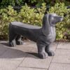 Dachshund Bench  - Old White