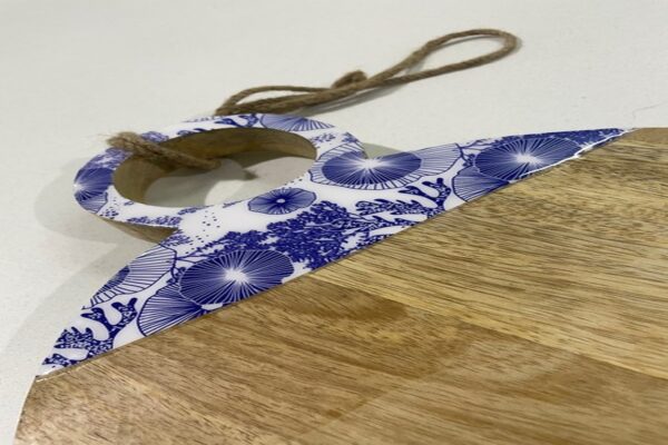 Chopping Board - Blue & White 4pcs