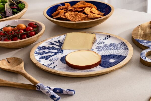 Large Platter - Blue & White 4pcs