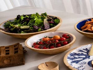 Medium Bowl - Blue & White 4pcs