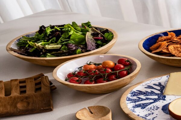 Medium Bowl - Blue & White 4pcs