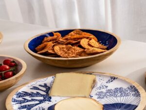 Large Bowl - Blue & White 4pcs