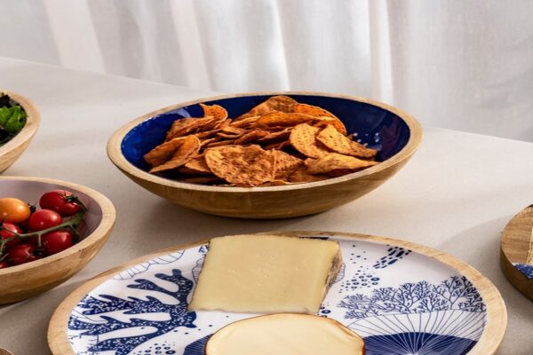 Large Bowl - Blue & White 4pcs